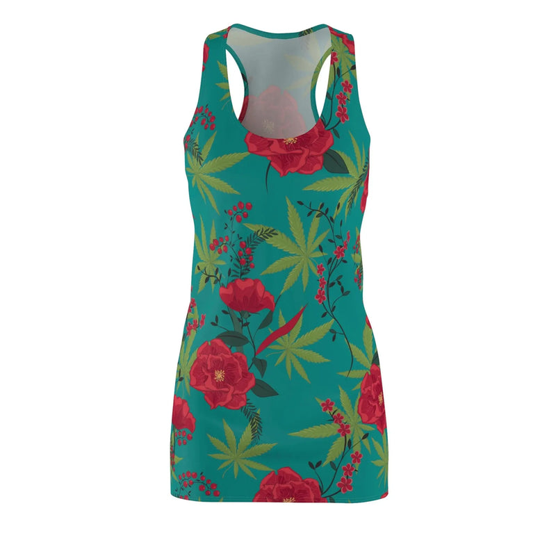 Cannabis bouquet Racerback Dress Printify