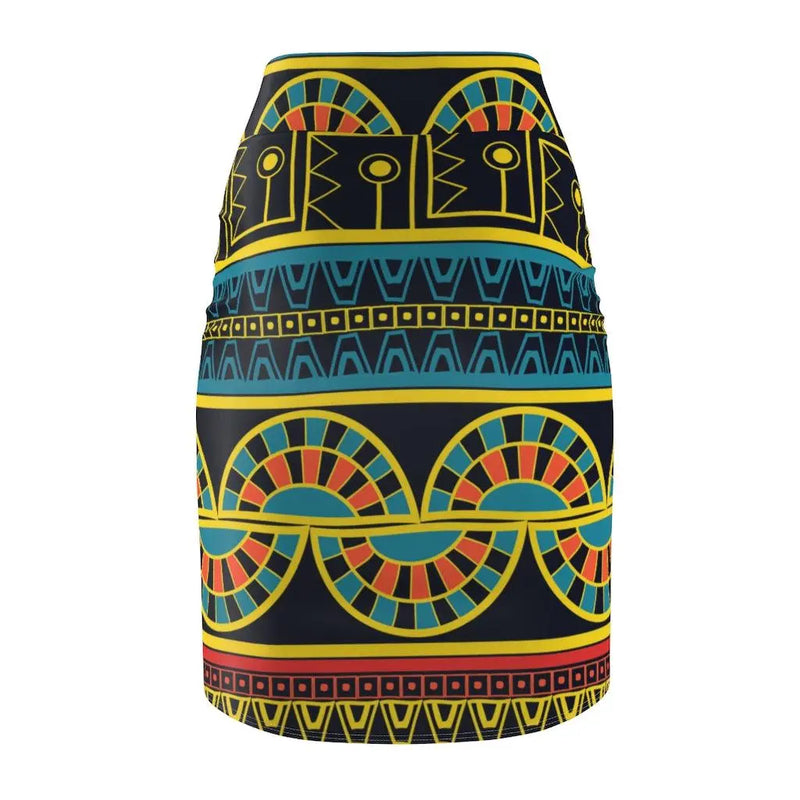 Tribal print Pencil Skirt Printify