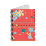 Boho flora spiral journal Printify