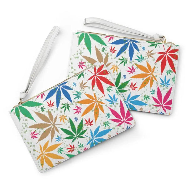 Weed collage clutch Printify