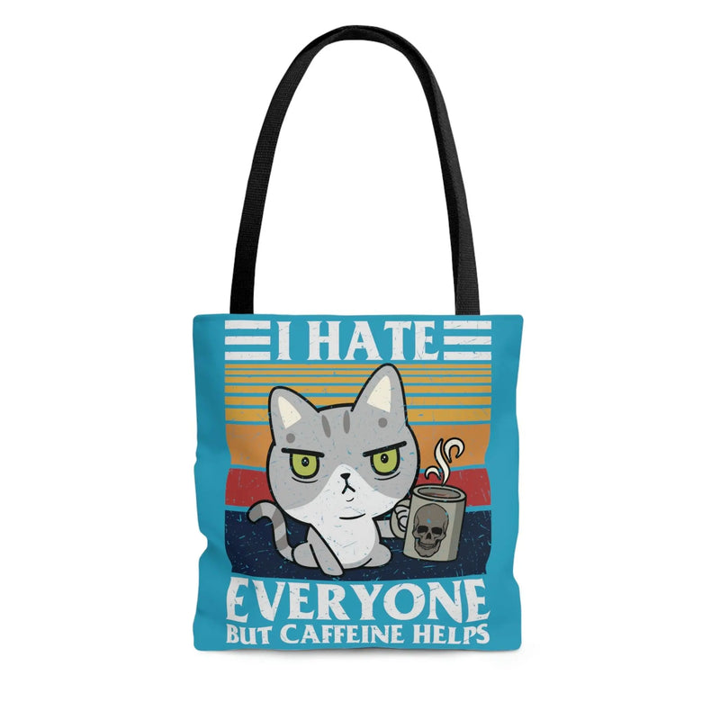 I Hate Mondays cat Tote Bag Printify