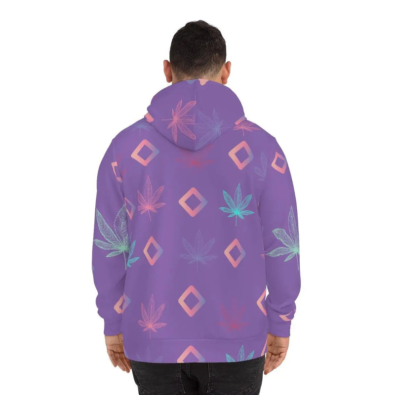 Gradient Cannabis Hoodie Printify