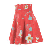 Fruity floral Skater Skirt Printify