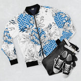 Blue legacy Bomber Jacket Printify