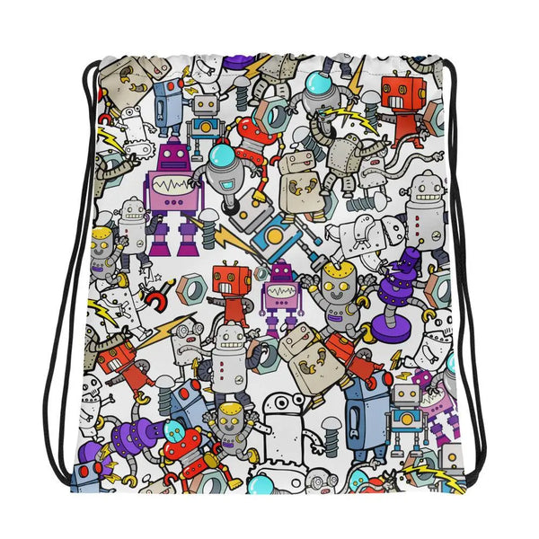 Robo frenzy sling bag Chocolate Sushie Graphics