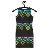 Aztec print tank dress Chocolate Sushie Graphics