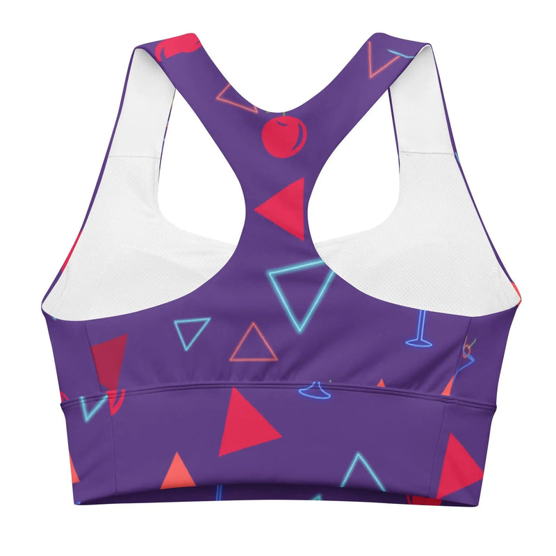 Martini time sports bra Chocolate Sushie Graphics