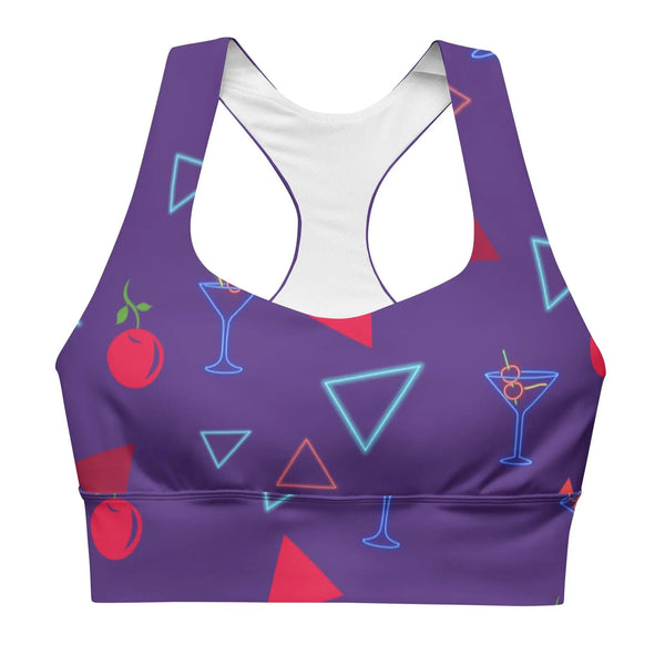 Martini time sports bra Chocolate Sushie Graphics