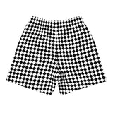 Checkerboard  Shorts Chocolate Sushie Graphics