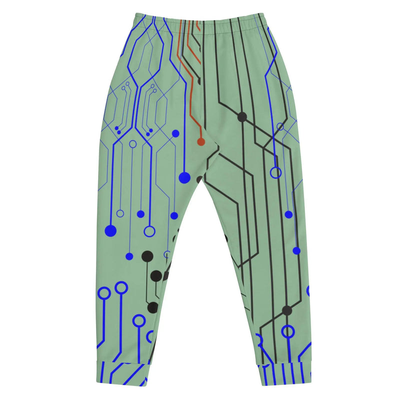 Crossed circuits Joggers Chocolate Sushie Graphics