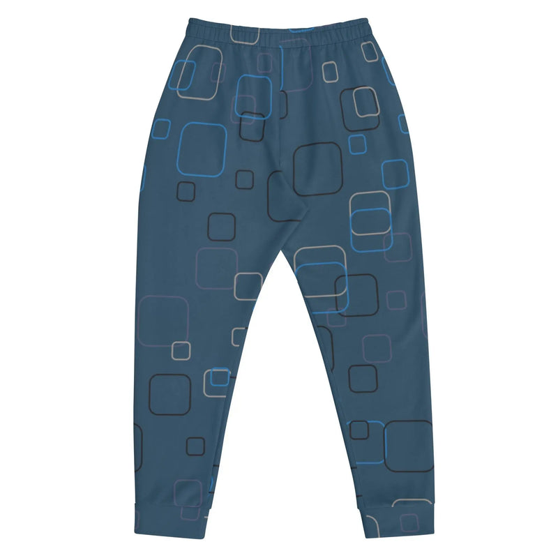 Geometric squares Joggers Chocolate Sushie Graphics