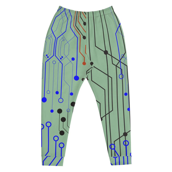 Crossed circuits Joggers Chocolate Sushie Graphics