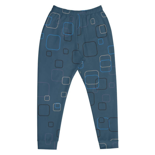 Geometric squares Joggers Chocolate Sushie Graphics