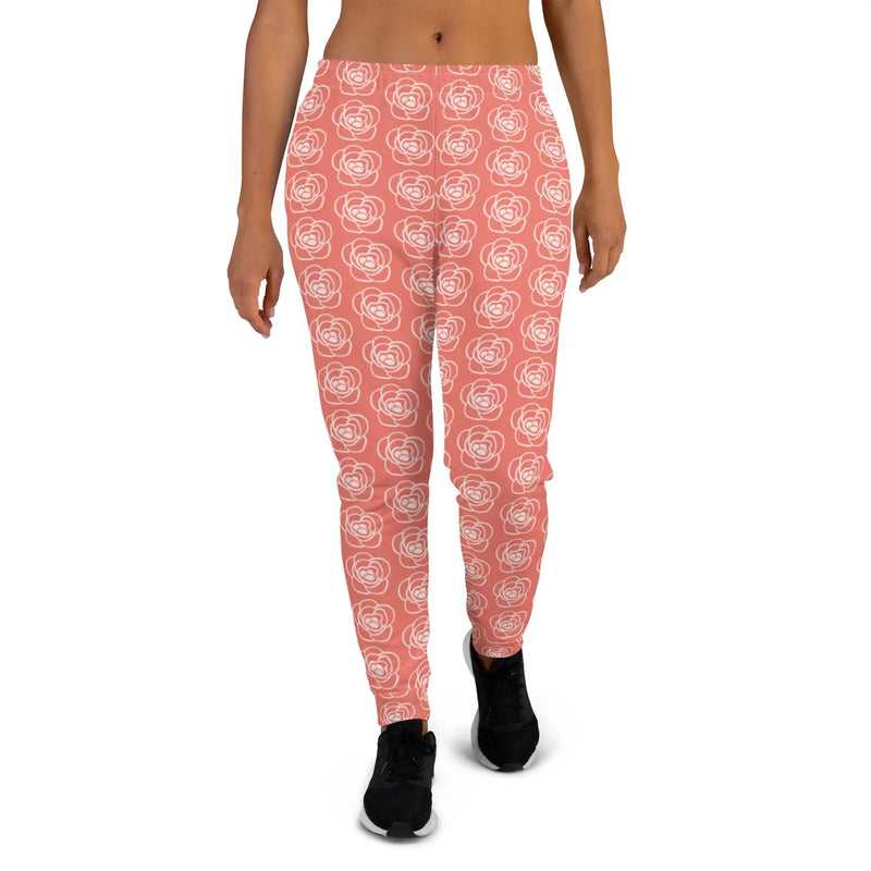 Rose in Bloom Joggers Chocolate Sushie Graphics