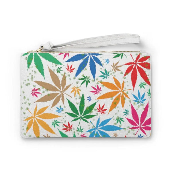 Weed collage clutch Printify