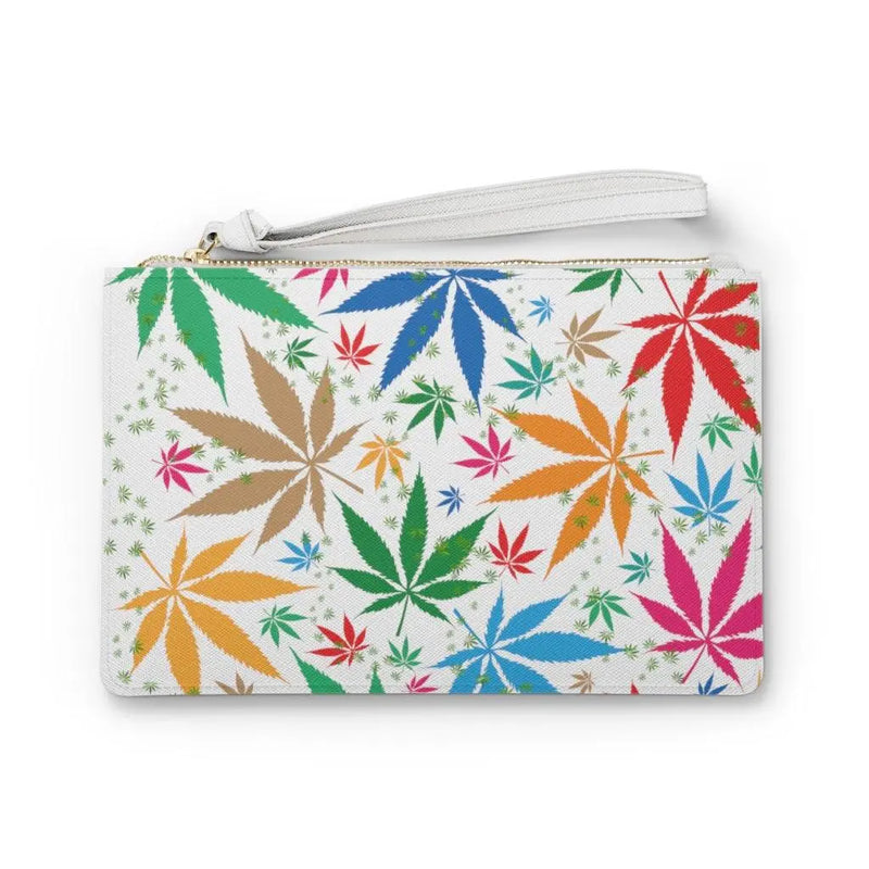 Weed collage clutch Printify