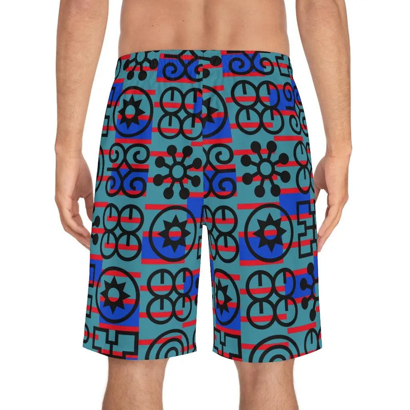 Andinkra print  Board Shorts Printify