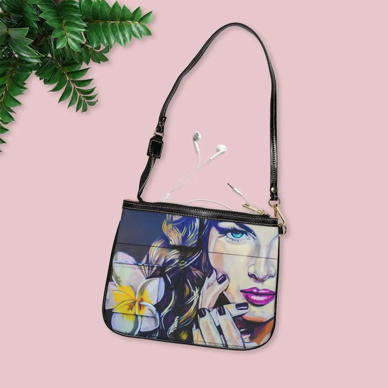 Graffitied Beauty small shoulder bag Printify