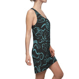 Swirling clouds razer back tank dress Printify