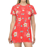 Fruity floral T-Shirt Dress Printify