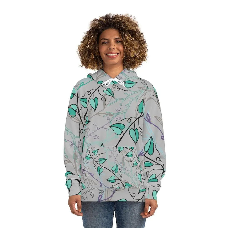 Unisex Blue vines hoodie Printify