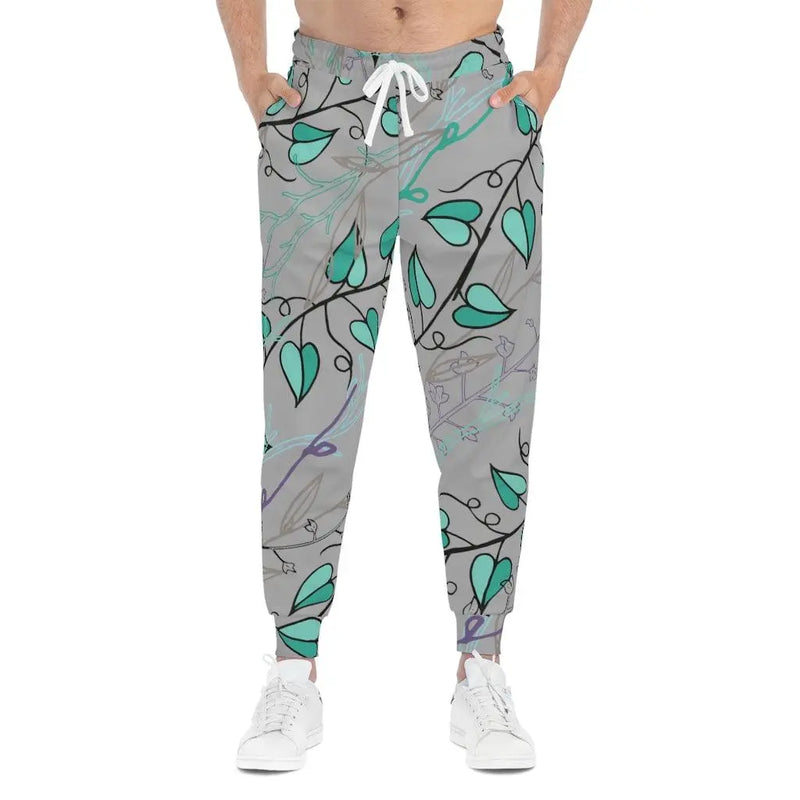 Unisex Blue vines joggers Printify