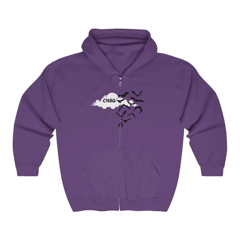 Freaky nite sky zip up hoodie Printify