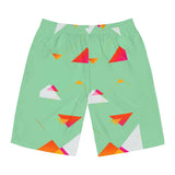 Abstract triangle 2 Board Shorts Printify