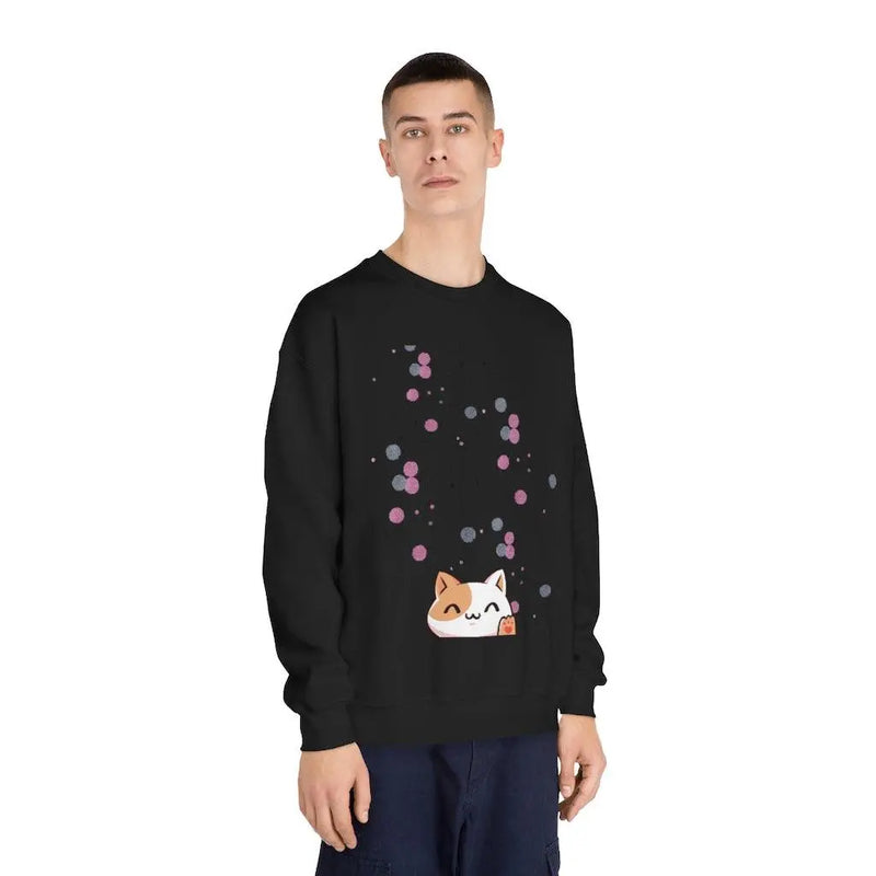 Hey there kitty sweat shirt Printify