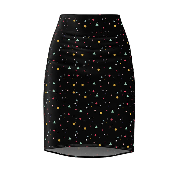 Simple shapes Pencil Skirt (AOP) Printify