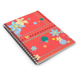 Boho flora spiral journal Printify