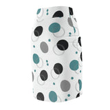 Retro dots Pencil Skirt (AOP) Printify