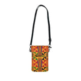 Kente cloth cell wallet Printify