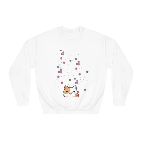 Hey there kitty sweat shirt Printify