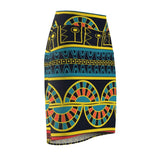 Tribal print Pencil Skirt Printify