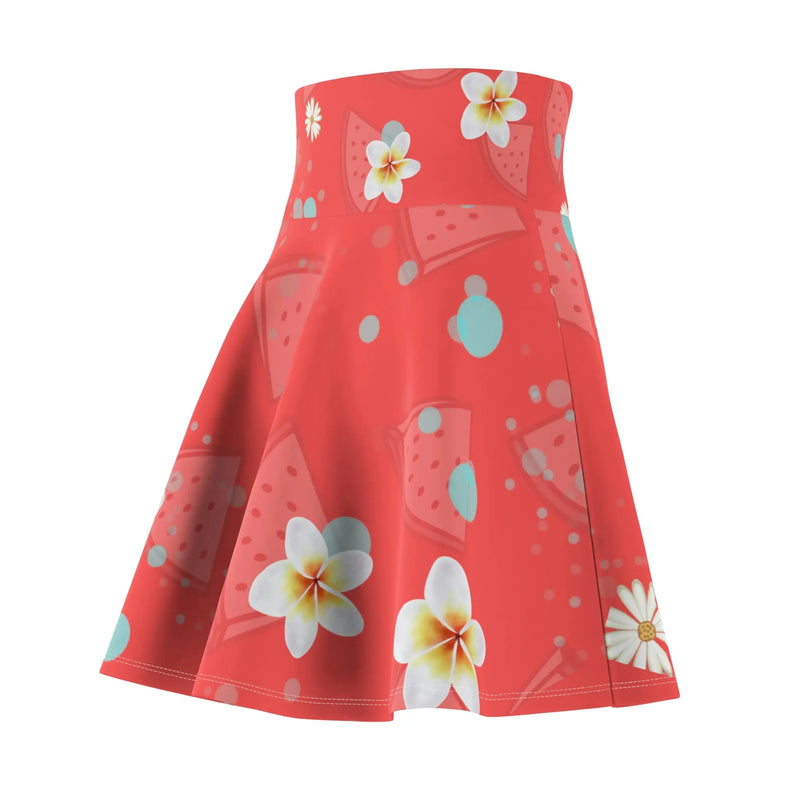 Fruity floral Skater Skirt Printify