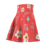 Fruity floral Skater Skirt Printify