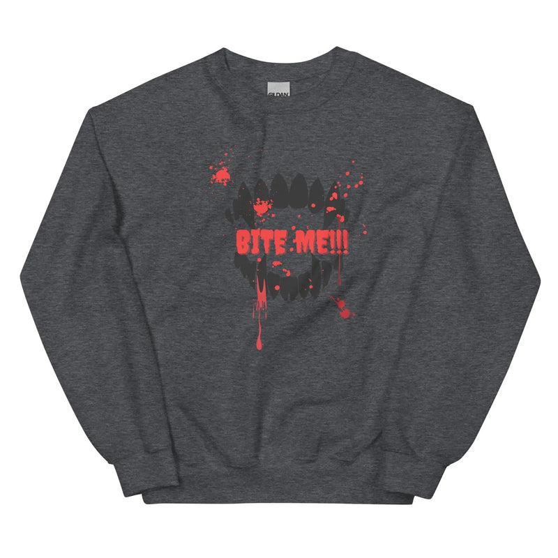 Bite Me!!  Sweatshirt Chocolate Sushie Graphics