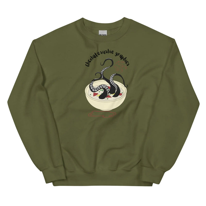 CHSG soup sweatshirt Chocolate Sushie Graphics