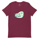 Hello human tee Chocolate Sushie Graphics