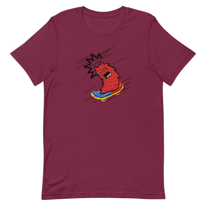 Monster boarder Tee Chocolate Sushie Graphics